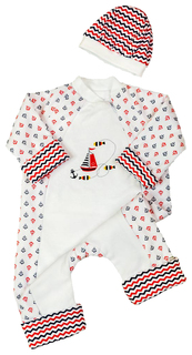 Комбинезон шапочка Бриз с рисунком Сонный Гномик