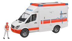 Скорая помощь с фигуркой водителя MB Sprinter Bruder (Германия) 02-536