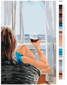 Картина по номерам, 40 x 60, RO30