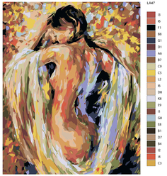 Картина по номерам, 40 x 50, LA47