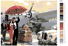 Картина по номерам, 40 x 50, BH22