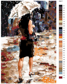 Картина по номерам, 40 x 60, EM17
