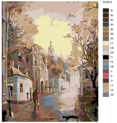 Картина по номерам, 40 x 50, RUS015