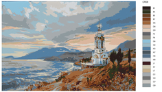 Картина по номерам, 40 x 60, KRYM-CR08