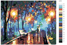 Картина по номерам, 40 x 50, LA18