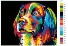 Картина по номерам, 40 x 50, PA07