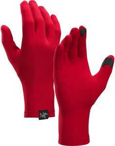 Перчатки Arcteryx Rho Glove красные L Arcteryx