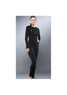 Комплект термобелья Guahoo FNVJERSSP17YL000 женский черный, M