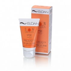 Солнцезащитный омолаживающий крем для лица с SPF 30+ защитой от солнца ELDAN, 50 ml