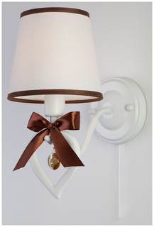 Бра Евросвет Terry 60066/1 белый / коричневый