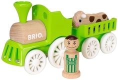 Деревянная игрушка BRIO Мой родной дом Фермерский поезд Брио 30267