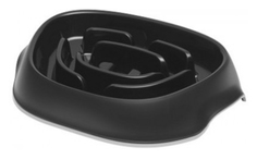 Одинарная миска для собак MODERNA, ПВХ, черный, 0.95 л