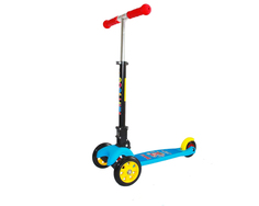 Самокат трехколесный Аmigosport SWIFT SCOO голубой Amigosport