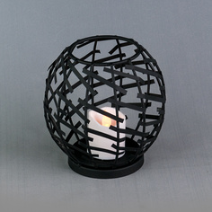 LM-041 Black (Свеча) Светильник декоративный, LED, на батарейках CR2032 размер 13X13X12.5 Miralight