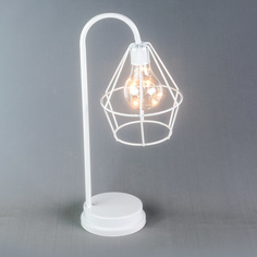 LM-027 White Светильник декоративный, LED, на батарейках (R3*3) размер 16x16x33 Miralight