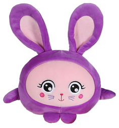 Мягкая игрушка-антистресс 1Toy Squishimals Фиолетовый зайка 20 см