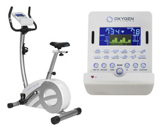 Велотренажер Oxygen Fitness Cardio Concept IV HRC+ White