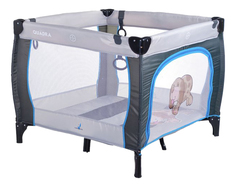 Манеж детский Caretero Quadra grey