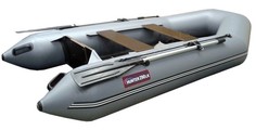 Лодка рыболовная Хантер 290 ЛК серая