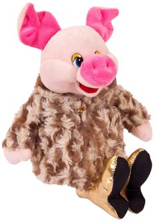 Мягкая игрушка Chuzhou Greenery Toys Co. Ltd. Свинка в золотых туфлях 17 см