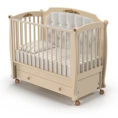 Кроватка Nuovita Furore Swing маятник продольный avorio слоновая кость
