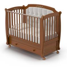 Кроватка Nuovita Furore Swing маятник продольный noce scuro тёмный орех