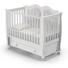 Кроватка Nuovita Affetto Swing маятник продольный bianco белый