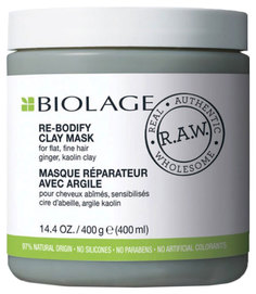 Маска для волос Matrix Biolage RAW Re-Bodify Clay 400 мл