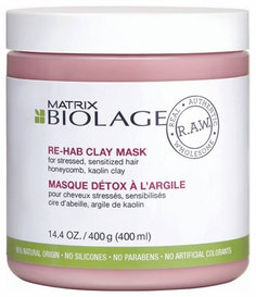 Маска для волос Matrix Biolage RAW Re-Hab Clay 400 мл