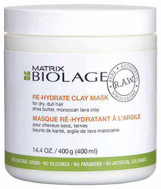 Маска для волос Matrix Biolage RAW Re-Hydrate Clay 400 мл