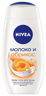 Гель для душа Nivea Bath Care Cream Shower Apricot And Milk 250 мл