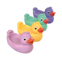 Игрушка для купания Огонек Уточка-мыльница ОГОНЕК.
