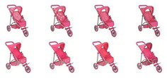 Коляска-трансформер для кукол Buggy Boom Nadin сидячая 60x32x54 см