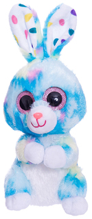 Мягкая игрушка ABtoys Кролик голубой, 15 см
