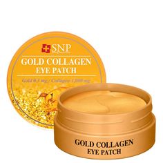 Гидрогелевые патчи Snp С золотом и коллагеном Gold Collagen Eye Patch, 60 шт