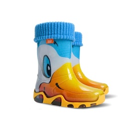 Сапоги Demar Stormer lux print Утка съемный чулок р. 30-31