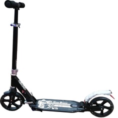 Самокат детский Scooter Urban Scooter City Sport с двумя амортизаторами 200мм черный