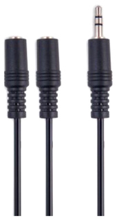 Разветвитель Belsis SP3059 Jack 3,5 (3 pin) вилка - 2 Jack 3,5 (3 pin) розетка