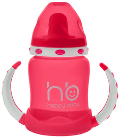 Поильник с двумя тренировочными клапанами Happy Baby Basic 180 мл, 14005