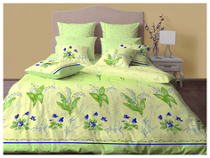 Комплект постельного белья Хлопковый Край цветочные сны полутораспальный