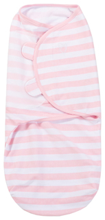 Конверт на липучке Summer Infant Swaddleme S/M розовые полоски