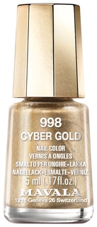 Лак для ногтей MAVALA Switzerland Cyber Chic Mini Color Nail Polish 998 Cyber Gold 5 мл