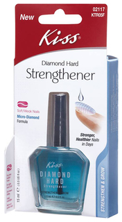 Средство для ухода за ногтями Kiss Diamond Hard Strengthener Stronger