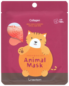 Маска для лица berrisom Animal Mask Collagen - Cat 25 мл