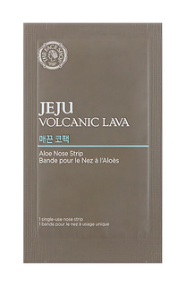 Патчи для очищения кожи THE FACE SHOP Jeju Volcanic Lava Aloe Nose Strip 7 шт