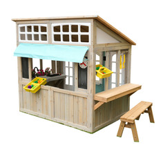 Игровой домик KidKraft Загородный с кухней с садовым инвентарем