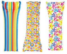 Надувной матрас с подголовником Intex Action Print Mats цвет в ассортименте (59711)