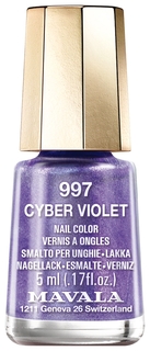 Лак для ногтей MAVALA Switzerland Cyber Chic Mini Color Nail Polish 997 Cyber Violet мл