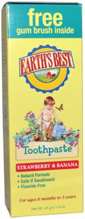 Детская зубная паста Jason Todder Toothpaste Strawberry and Banana 45 г