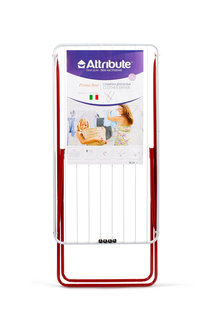 Сушилка для белья напольная ATTRIBUTE Прима 11 м красная